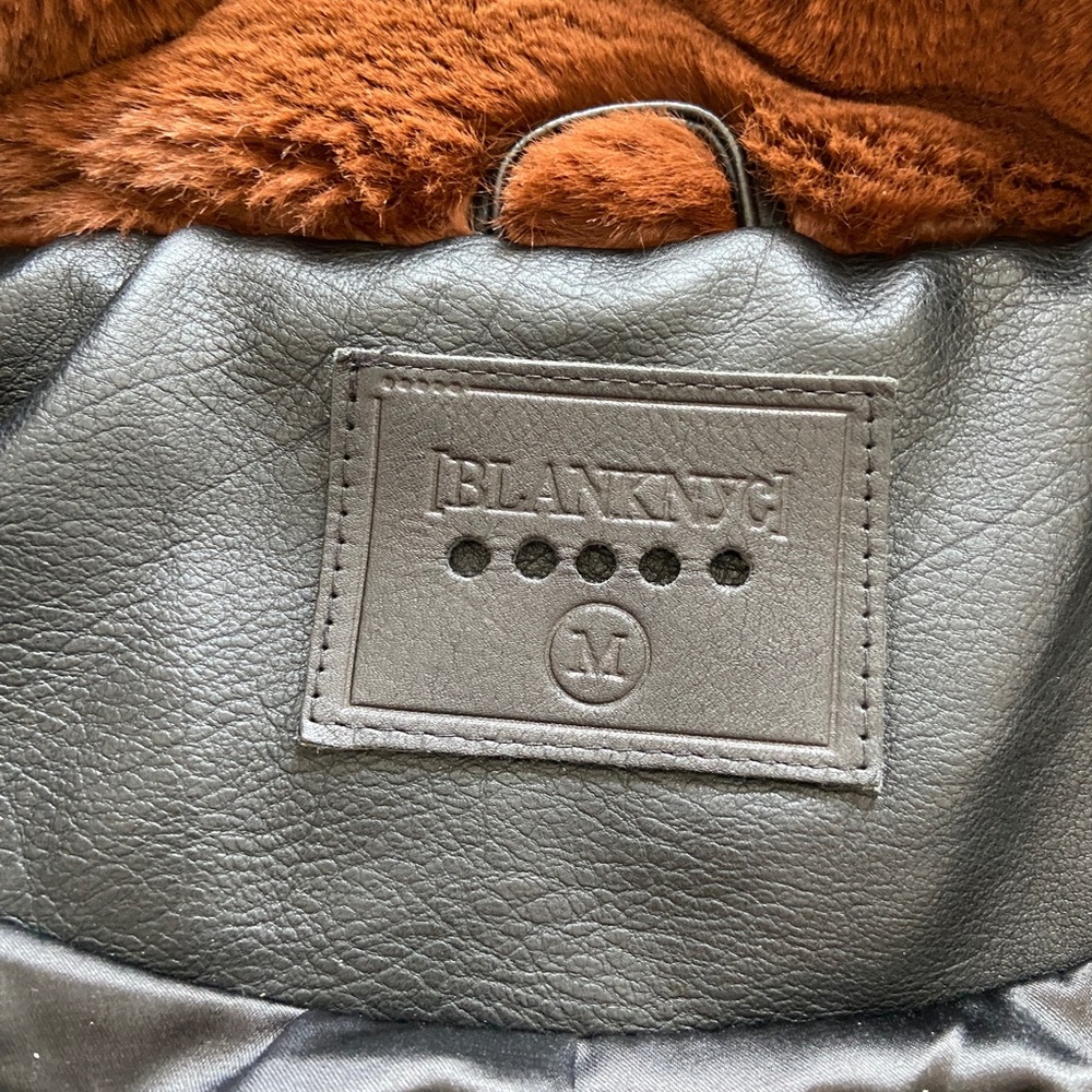 BLANK NYC Noise Faux Fur Jacket in Brown (Medium Size) - Like NEW - Picture 5 of 6